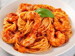 Shrimp spaghetti