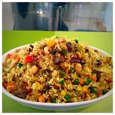 Fried with gizzard