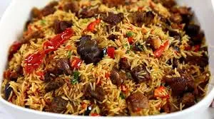 Assorted meat fried rice