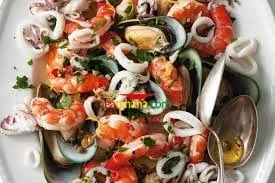Assorted seafood
