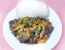 Semo with vegetable soup