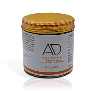 TURMERIC HONEY AFRICAN BLACK SOAP(ABS) PASTE, YLANG YLANG