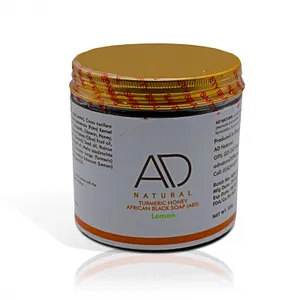 TURMERIC HONEY AFRICAN BLACK SOAP (ABS) PASTE, LEMON SCENTED