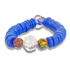 Crystal blue local handbead