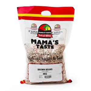 MAMAS TASTE BROWN BEANS 4KG