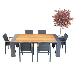 Trio Aliminium Table Set