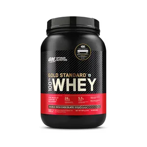 Optimum Nutrition (ON) 100% Whey Gold Standard Powder - Double Rich Chocolate 2 lb