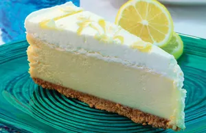 LEMON & WHITE CHOCOLATE CHEESECAKE