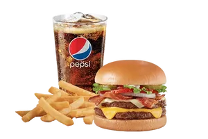 Bacon Two Cheese Deluxe Signature Stackburger™ Combo