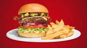 BACON AVOCADO CHEESEBURGER