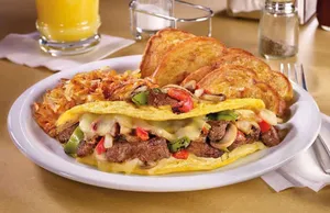 PHILLY CHEESESTEAK OMELETTE
