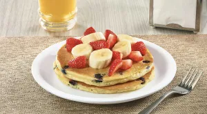 DOUBLE BERRY BANANA PANCAKES A LA CARTE