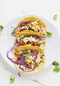 BAJA SHRIMP TACOS & MANGO SALSA SALSA