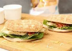 Grilled Chicken Sandwich On A Hero