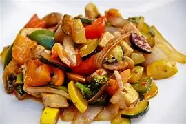 Sauteed Vegetable With Tofu Lunch