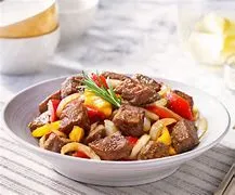 Sauteed Beef Cubes Lunch