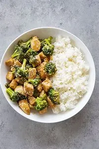 CHICKEN FILET^BROCCOLI ON RICE