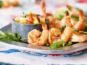 Grilled Shrimp Mango