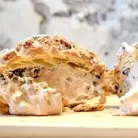 Vietnamese Coffee Boba Cream Puff