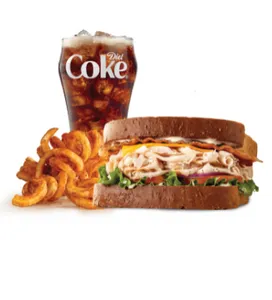 ROAST TURKEY RANCH & BACON SANDWICH MEAL (M)