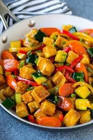 Tofu With Mixed Vegetables