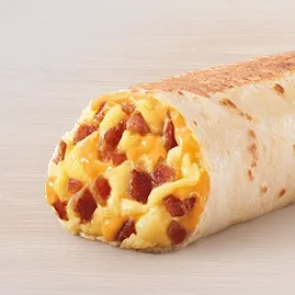 CHEESY TOASTED BURRITO BACON 350 Cal