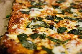 Artichoke Grandma Pizza