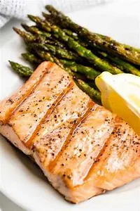 Grilled Salmon Lunch