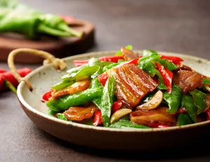 Slice Pork Belly with Jalapeno 農家小炒肉