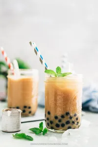 Royal Milk Tea with Mini Boba