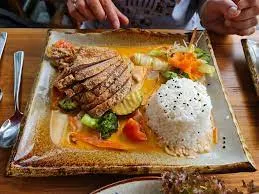 Crispy Bones Duck With Satay Sauce House Specialty