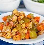 CHICKEN AND CASHEW NUT ON RICE