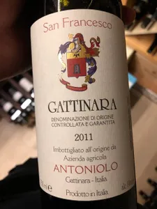 nebbiolo "antoniolo gattinara" 2011