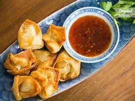 Pan-Fried Wonton With Garlic Sauce