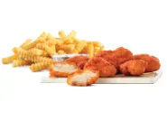 9PC BUFFALO BONELESS WINGS & FRIES (S)