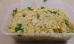 CHICKEN SALTED FISH , EGGPLANT ON RICE