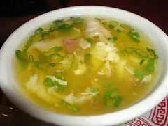 Egg Drop Wonton Mixed Soup