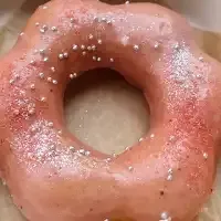 Strawberry Mochi Donut