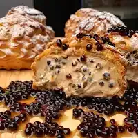 Boba Milk Tea Cream Puff