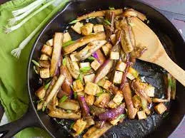 Tofu With Chinese Eggplant