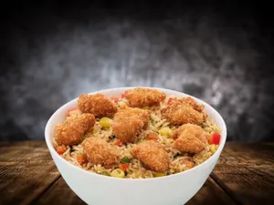Veg. Rice + Veg Nuggets