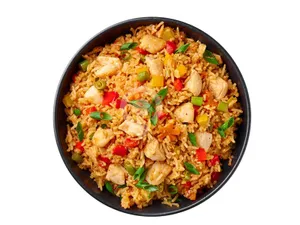 Schezwan Chicken Fried Rice