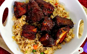 FRIED RICE & SWEET CHILLI PORK